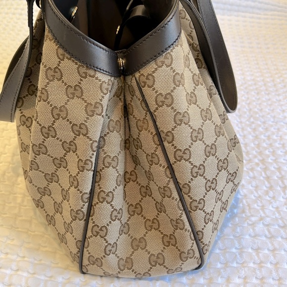 🤎NWOT GUCCI Authentic Original Canvas Sukey Beautiful Tote Handbag 👜💎 - Picture 10 of 16